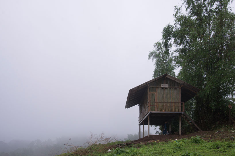 bamboo dormitory in thailand offers education access for remote students