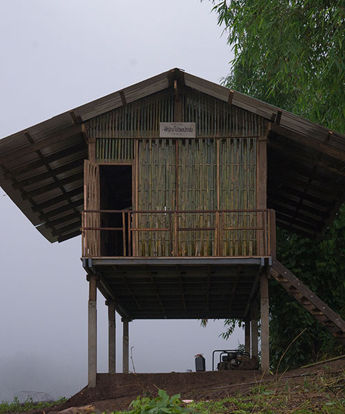 bamboo dormitory in thailand offers access to education for remote students