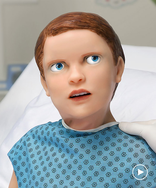 meet HAL, the robot child capable of bleeding, yawning and expressing pain