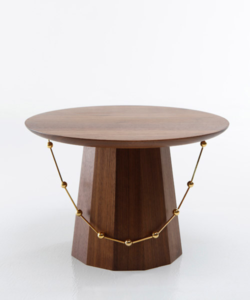 yang ban side tables refer to traditional korean fashion, by jung-hoon lee
