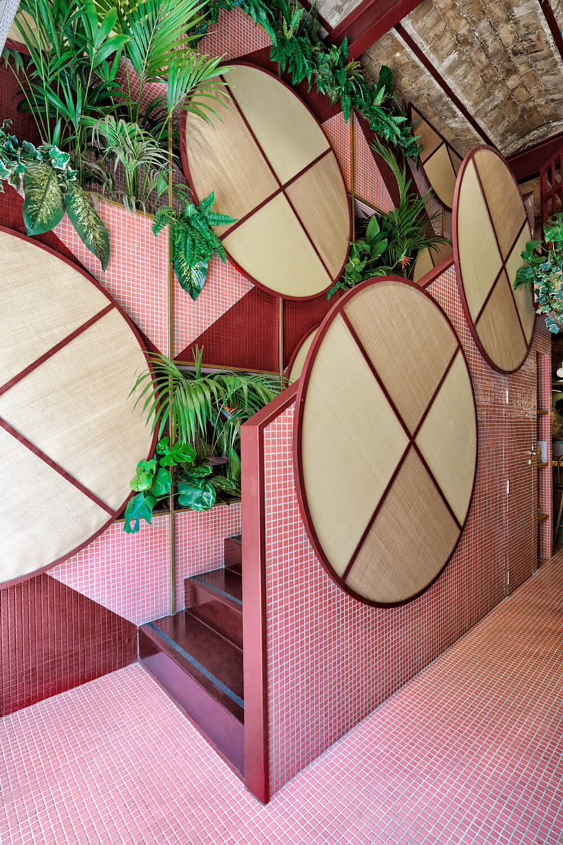 brazil and japan coexist in masquespacio kaikaya tropical sushi restaurant in valencia designboom
