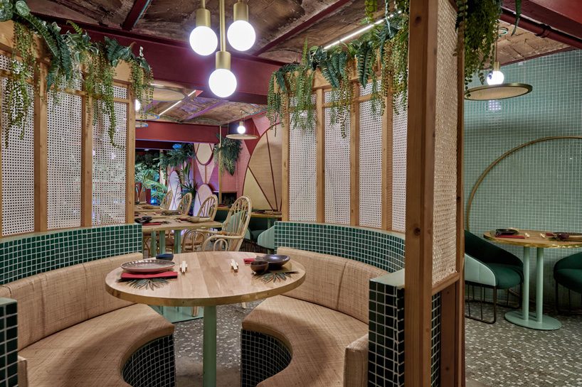 brazil and japan coexist in masquespacio's kaikaya tropical sushi restaurant in valencia