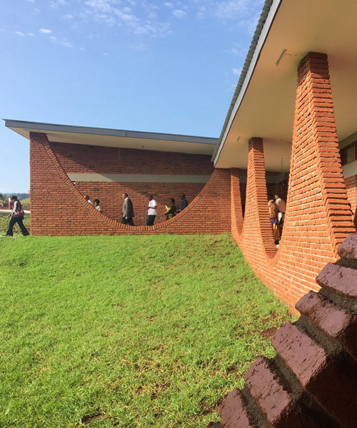 NLÉ designs brick classrooms and dormitories for a boarding school in tanzania