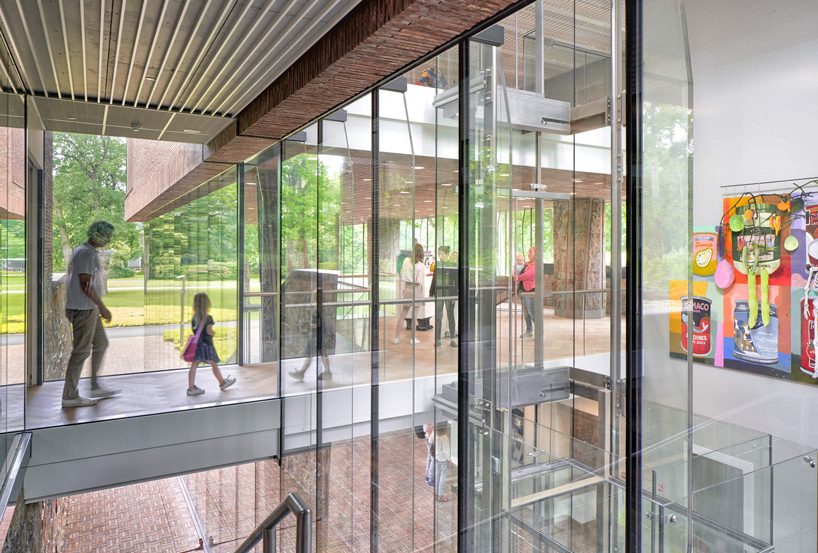 KVDK architects' lisse art museum sits on top of a historic dike in the netherlands