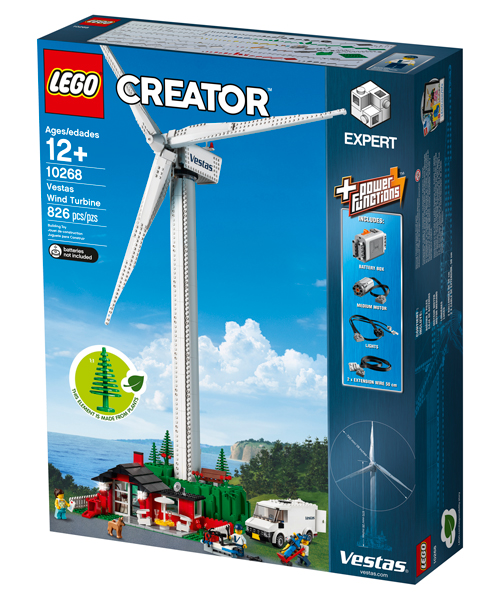 LEGO launches fully functioning wind turbine with bricks made from plants