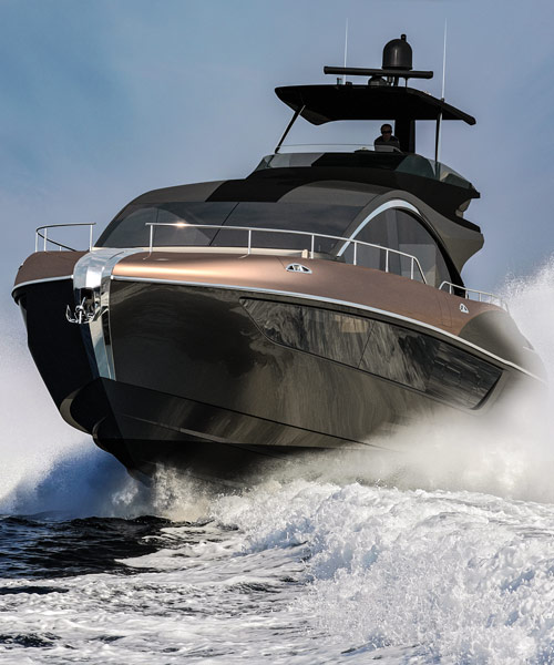 lexus reveals its first luxury yacht, the 65-foot LY 650