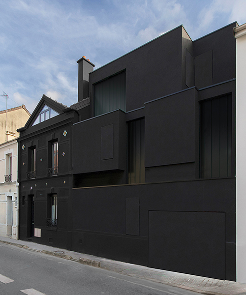 malka architecture adds two-floor extension to 19th century parisian building