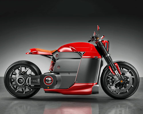 designer dreams up tesla motorbike despite elon musk's refusal to create one