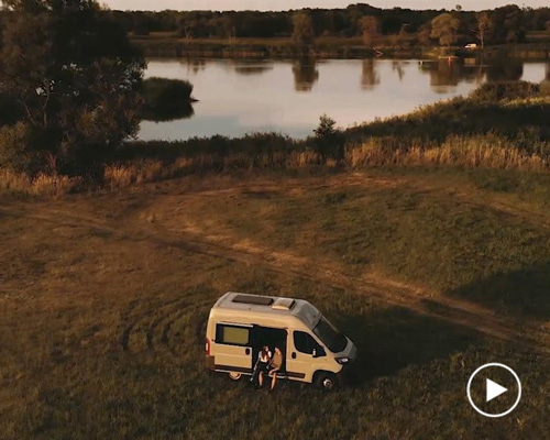 michael hilgers' minimalist campervan is designed as a multifunctional travel tool