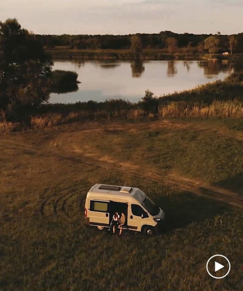 michael hilgers' minimalist campervan is designed as a multifunctional travel tool