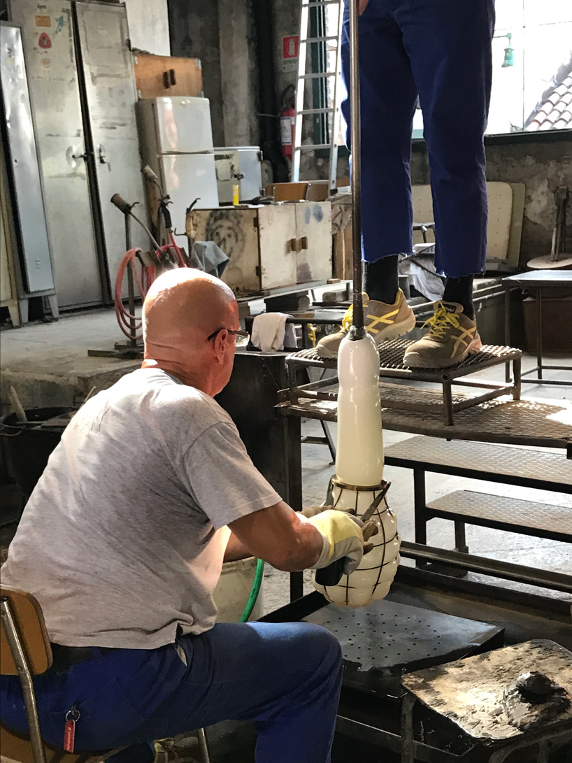 fabio novembre's muse for venini draws on the metaphysical art of giorgio de chirico