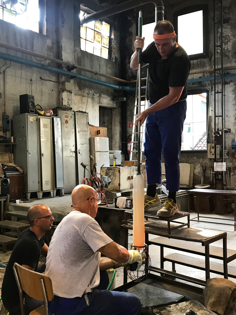 fabio novembre's muse for venini draws on the metaphysical art of giorgio de chirico