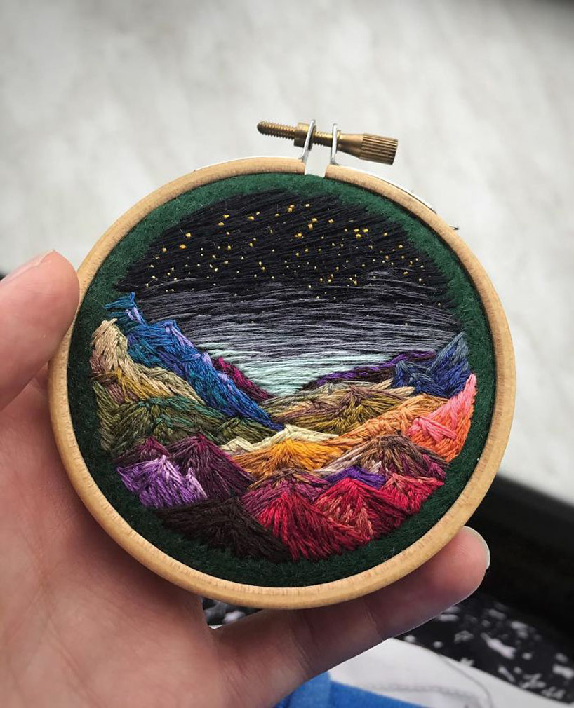 Artist Vera Shimunia Pushes Embroidery To The Maximum By Making It Look  Like Mini Paintings