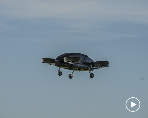 vertical aerospace tests UK’s first electric flying taxi
