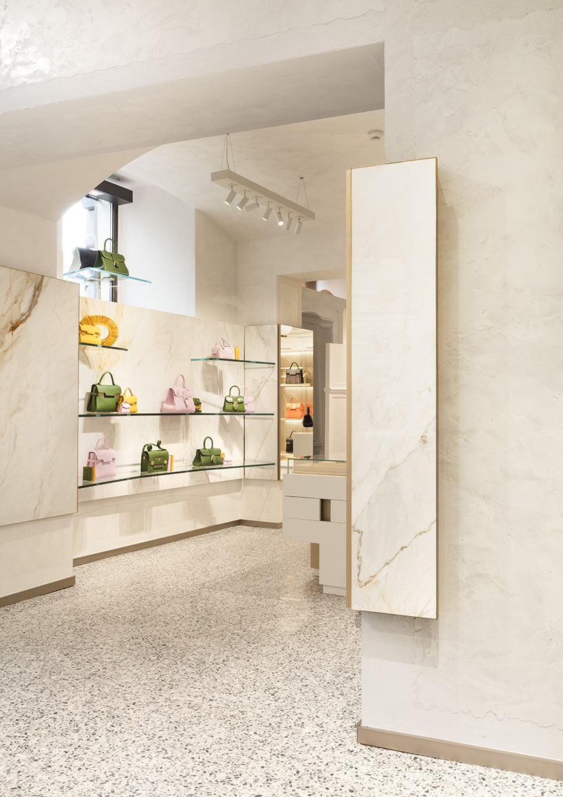 vudafieri-saverino combines flemish and italian aesthetics for delvaux's  first milan boutique