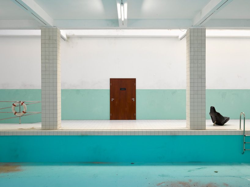 elmgreen & dragset transform whitechapel gallery into an abandoned public swimming pool designboom