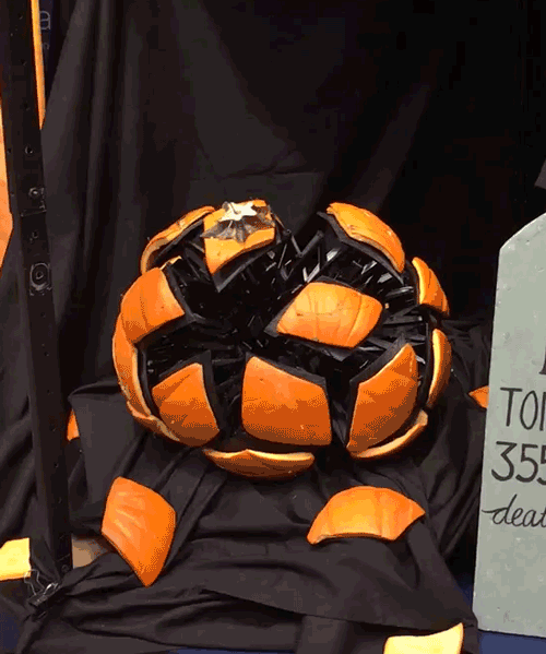 NASA engineers' carved pumpkins put everyone else's to shame
