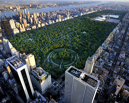 what central park could have looked like, a rejected design brought to life