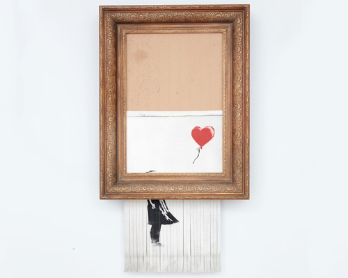 banksy says incomplete shredding of 'girl with balloon' was a malfunction