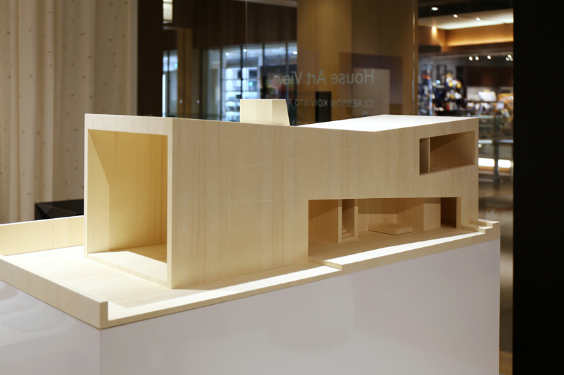 villa widlund by claesson koivisto rune in 'house art view' exhibition in tokyo