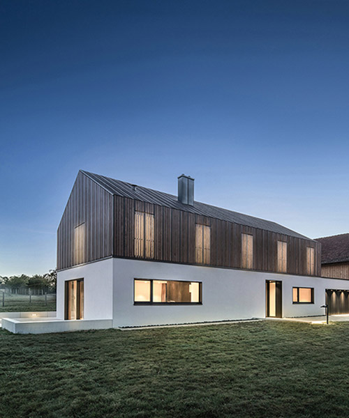 minimalistic house in southern germany by DIA merges natural and man-made