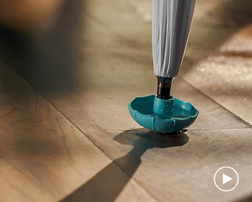 the drip tip rain drainer is an umbrella designed for your umbrella