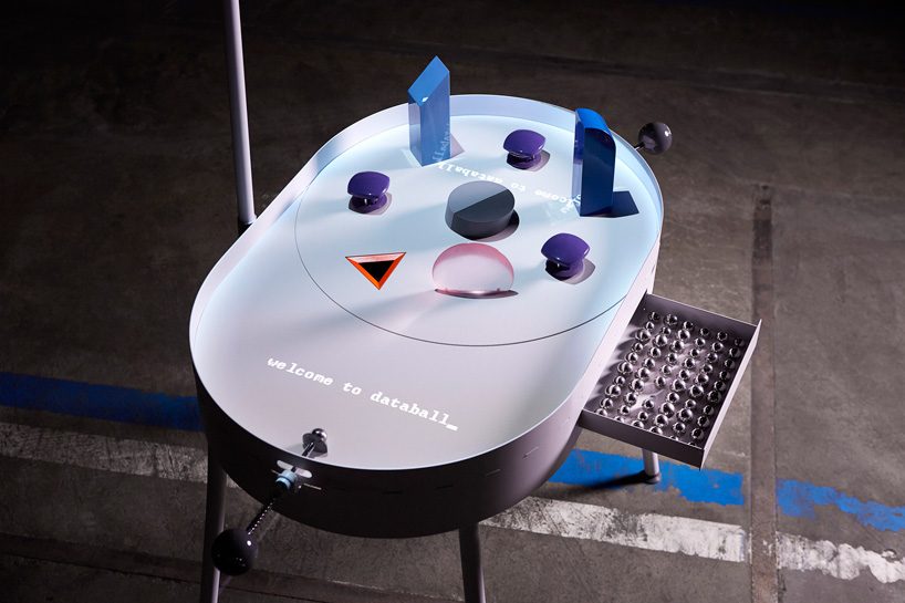 playful pinball machine by felix mollinga visualizes the flow of personal data