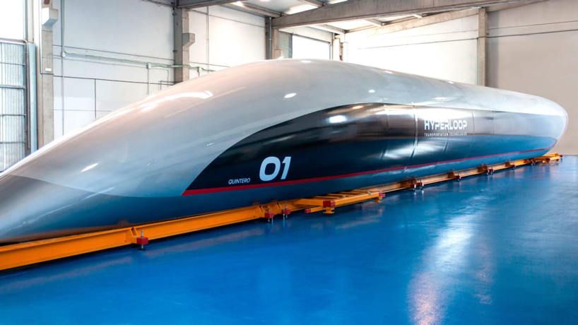 first full scale hyperloop passenger capsule unveiled
