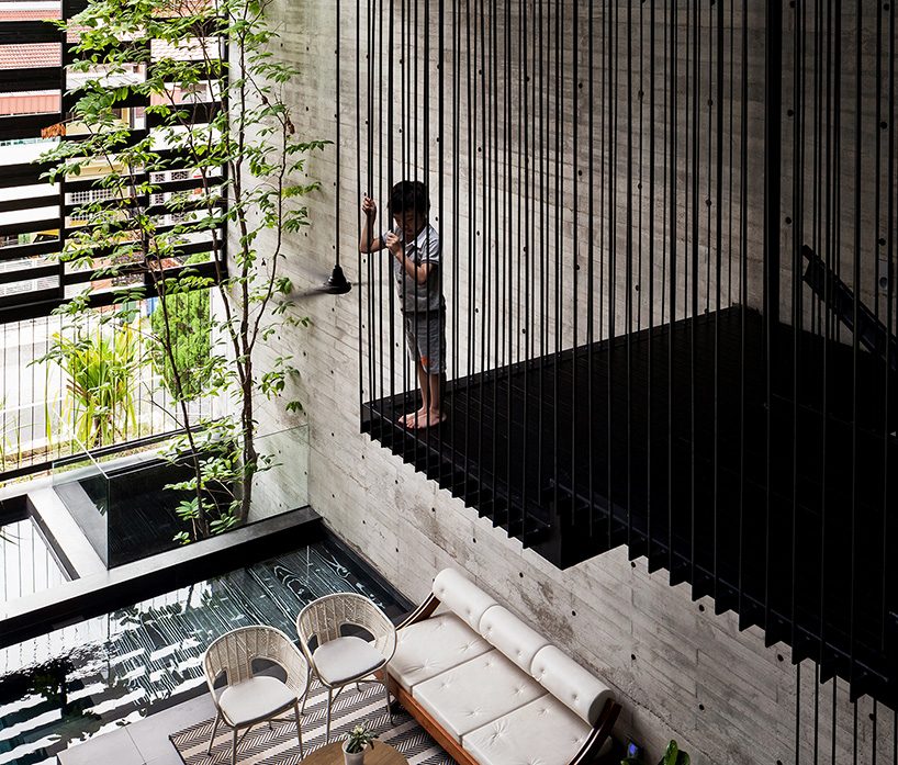 formwerkz incorporates nature seamlessly in singapore residence through porous layout