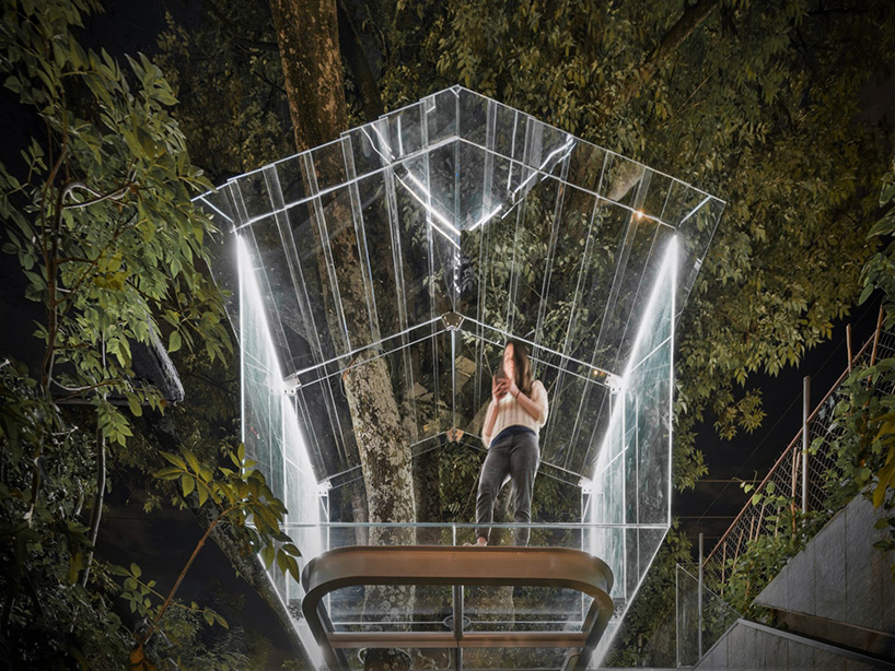 cabane dans un arbre en verre gerardo broissin