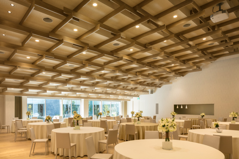 kengo kuma banquet hall