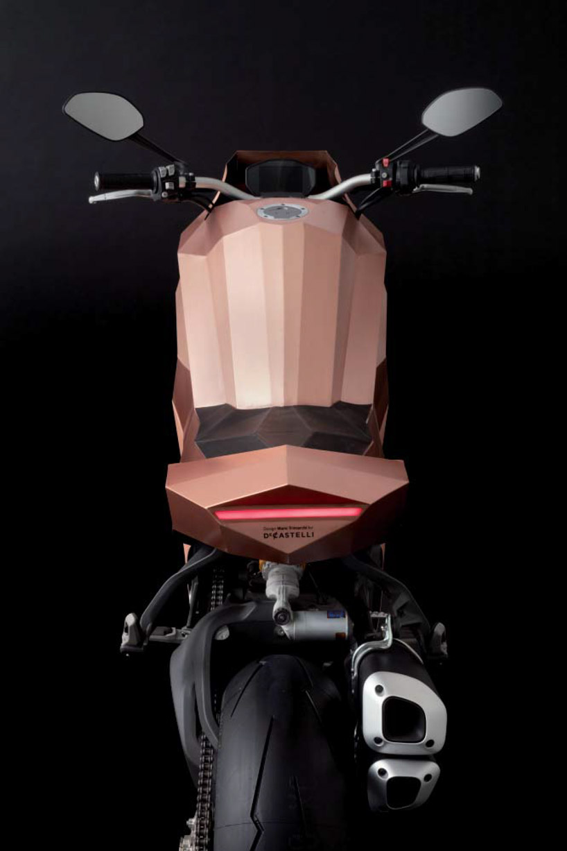 marioÃÂ trimarchi'sÃÂ copper motorcycle for de castelli will oxidise completely over the next century