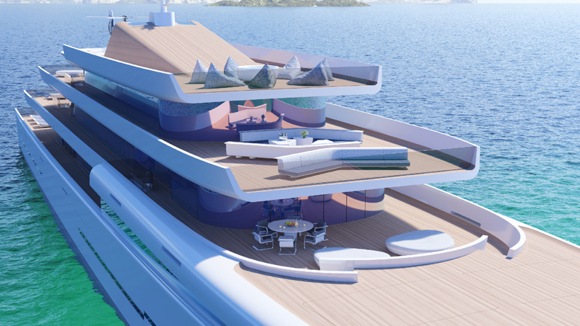 invisible superyacht concept is clad in mirrors and designed to disappear into the sea