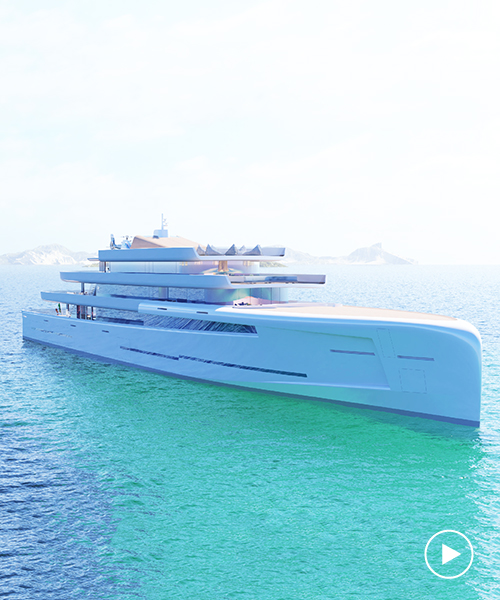 invisible superyacht concept is clad in mirrors and designed to disappear into the sea
