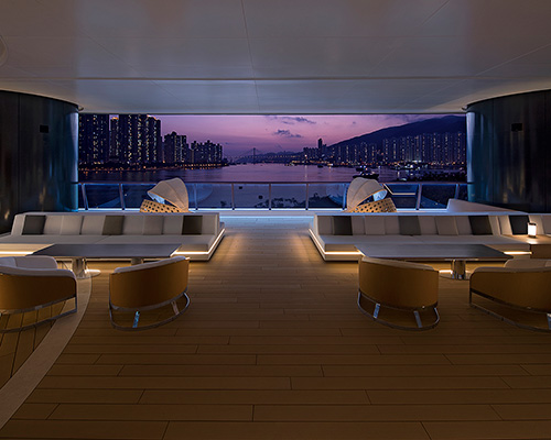 hong kong's THE PAVILIA BAY reflects an artisanal aura of yachting