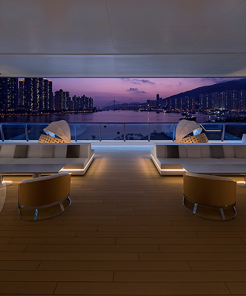 hong kong's THE PAVILIA BAY reflects an artisanal aura of yachting