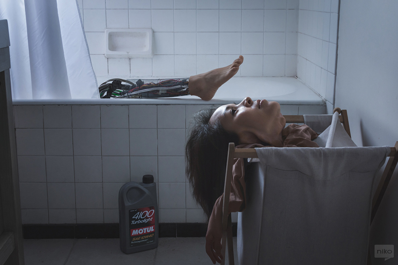 nicolas bigot details the life of robots in photo series 'the robot next door'