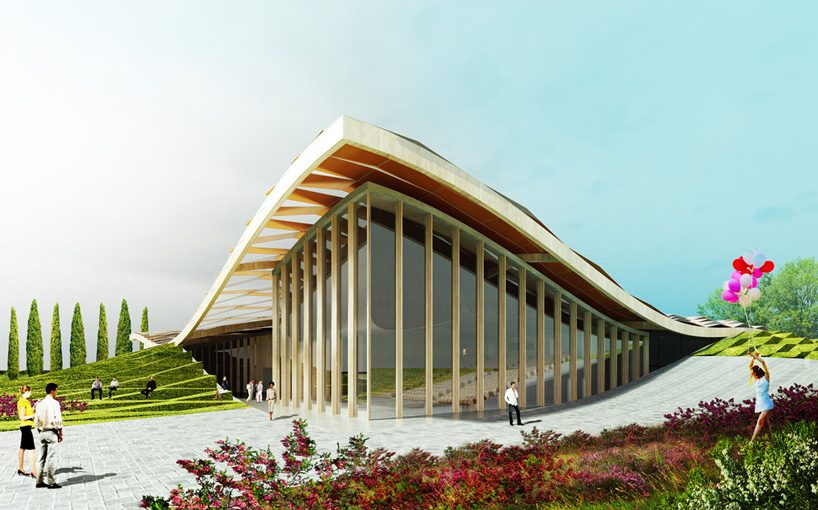 open architecture systems unveils plans for solar-powered barilla pavilion in parma