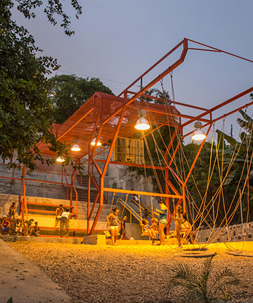 crane-like ship wall of animas is designed to unite the casablanca community in havana