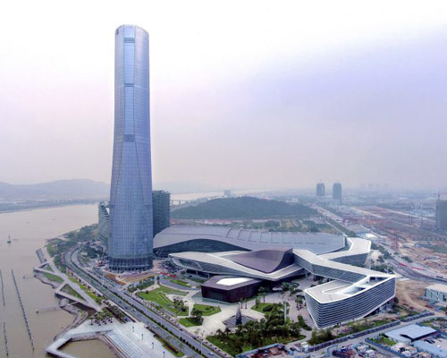 RMJM completes the construction of a 68-story skyscraper in zhuhai, china