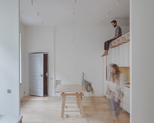 šarkauskai architecture atelier revives this 1862 apartment in vilnius