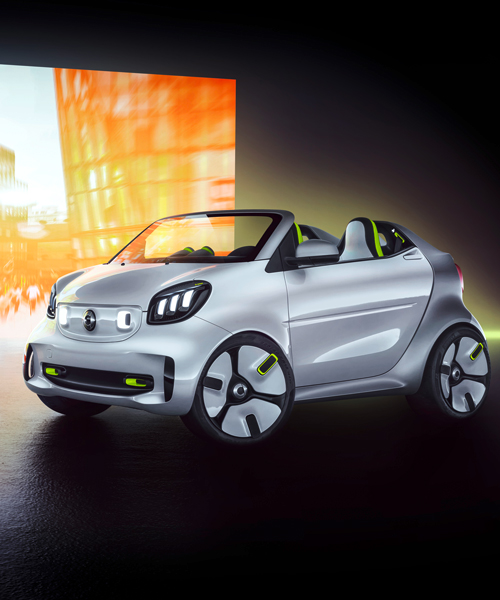 smart unveils its roofless forease urban EV concept