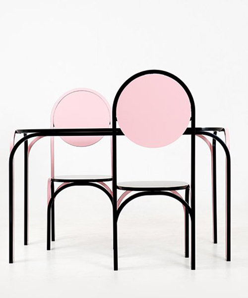 curved lines of SML's 'flowing' furniture resemble hand-drawn doodles