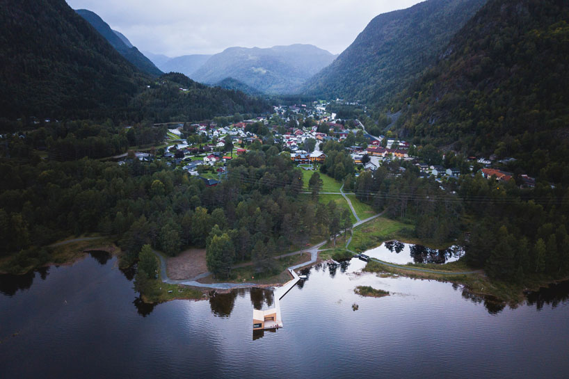 the golden soria moria sauna echoes both landscape and local mythology