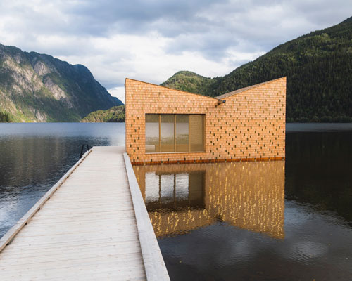 the golden soria moria sauna echoes both landscape and local mythology
