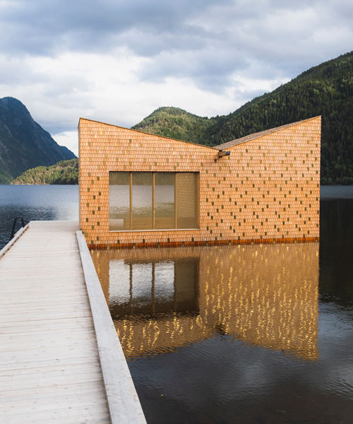 the golden soria moria sauna echoes both landscape and local mythology