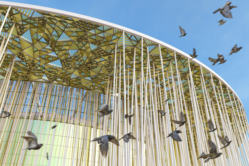 steven chilton architects bamboo-inspired wuxi taihu show theater