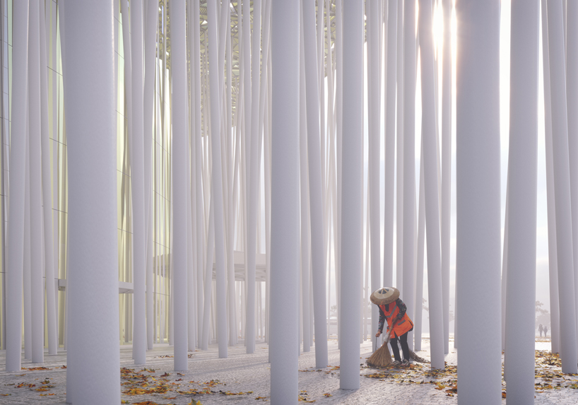 steven chilton architects bamboo-inspired wuxi taihu show theater