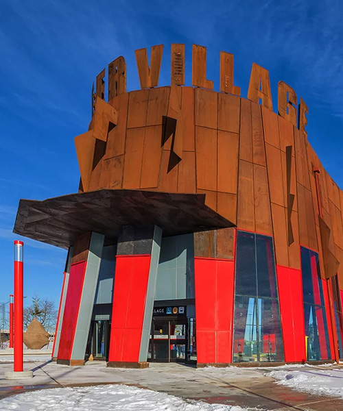 IBI group completes late will alsop's designs for two geometric stations in canada