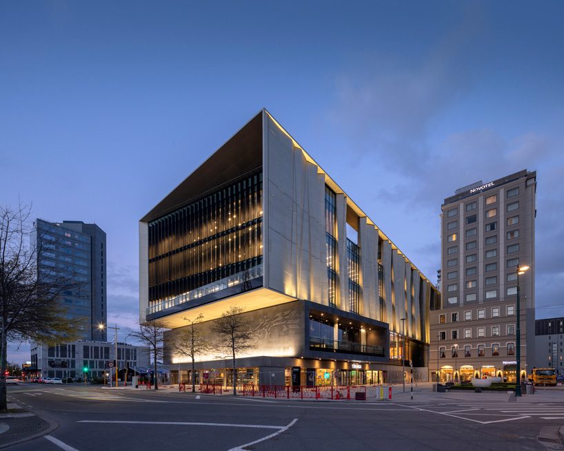 tūranga christchurch central library by schmidt hammer lassen opens in new zealand